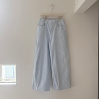 loop needle denim pants
