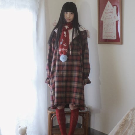 handkerchief dress  checked