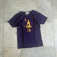 ロケットTシャツ　purple