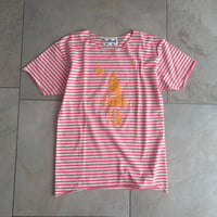 ロケットTシャツ　border/pink