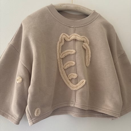 printed knit sweat
