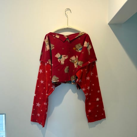 room wear like fleece tops/クマ