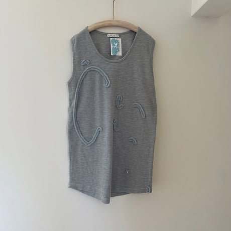 printed knit/タンクトップ