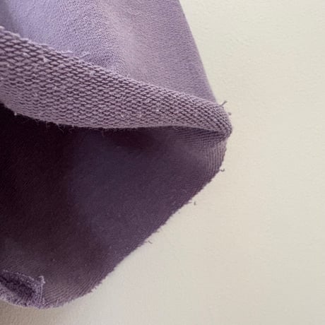 printed knit/スウェット  パープル