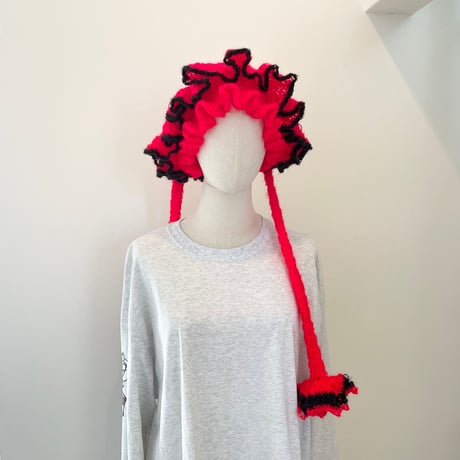 knit cap/red