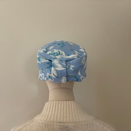 MIZUGASHI RIBBON toque hat  ブルー