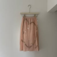printed knit /skirt J