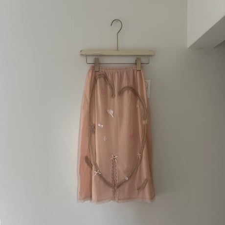 printed knit /skirt J