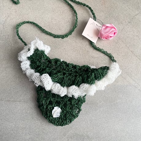 pochette frill (GREEN)