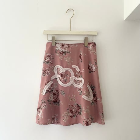 printed knit/skirt