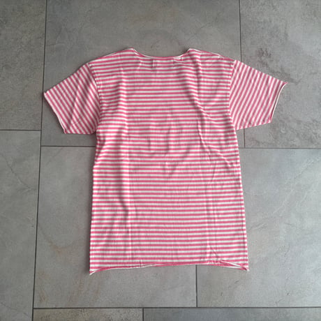 ロケットTシャツ　border/pink