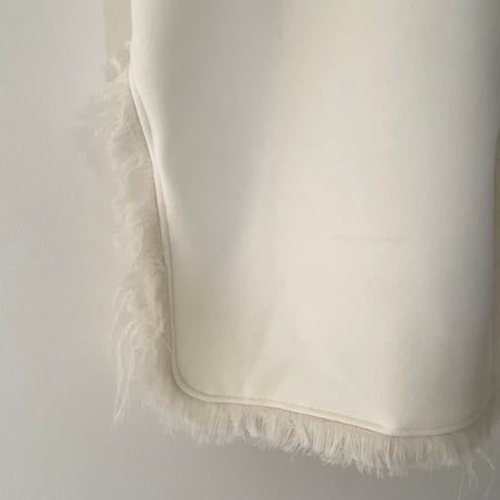 wool dress/fringe