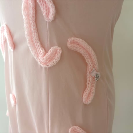 printed knit /lingerie dress