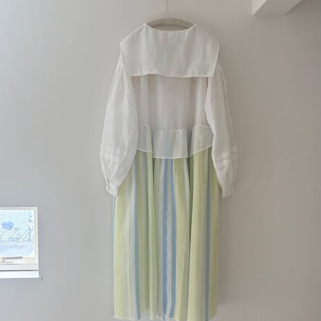 embroidery sailor dress