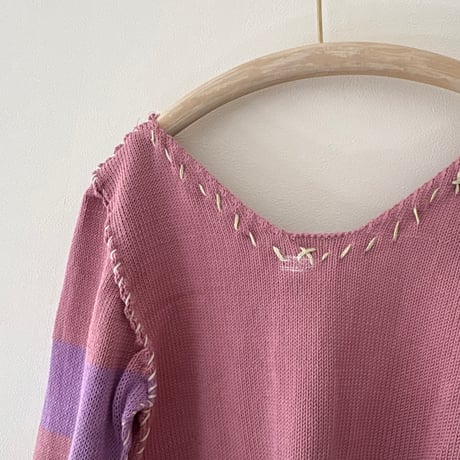 Flower knit jumper