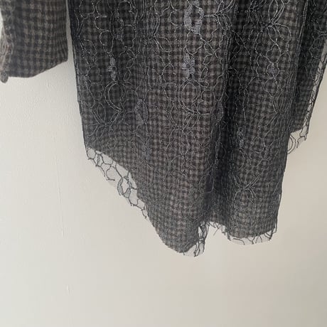 Lace shadow shirt