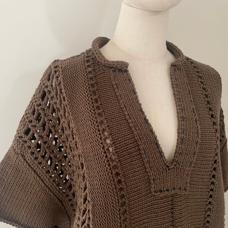 lace bulky hand knit