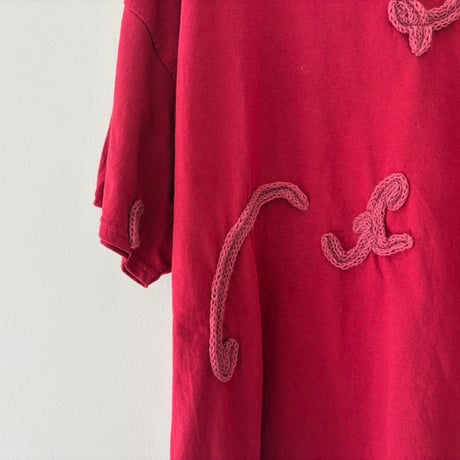 printed knit/T-shirt red