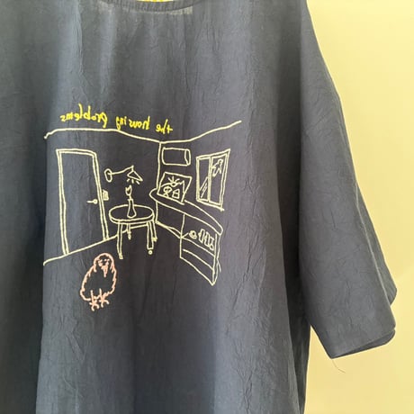 room shirt ネイビー
