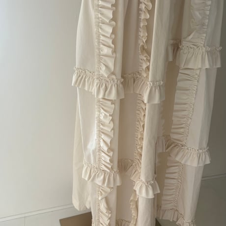 Design 2WAY dress/white