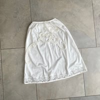 printed knit skirt