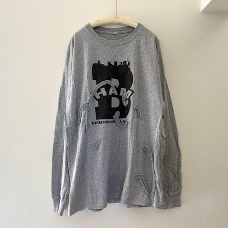 printed knit /long T-shirt