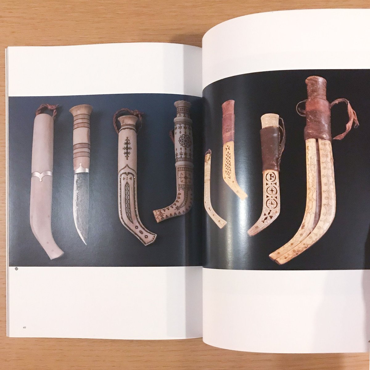 北欧伝統工芸 トナカイ鹿角 ペーパーナイフ V 9292 アンティーク おもちゃ