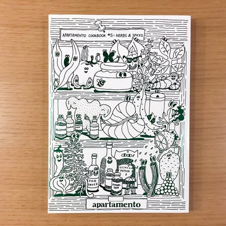 APARTAMENTO COOKBOOK 5 HERBS & SPICES