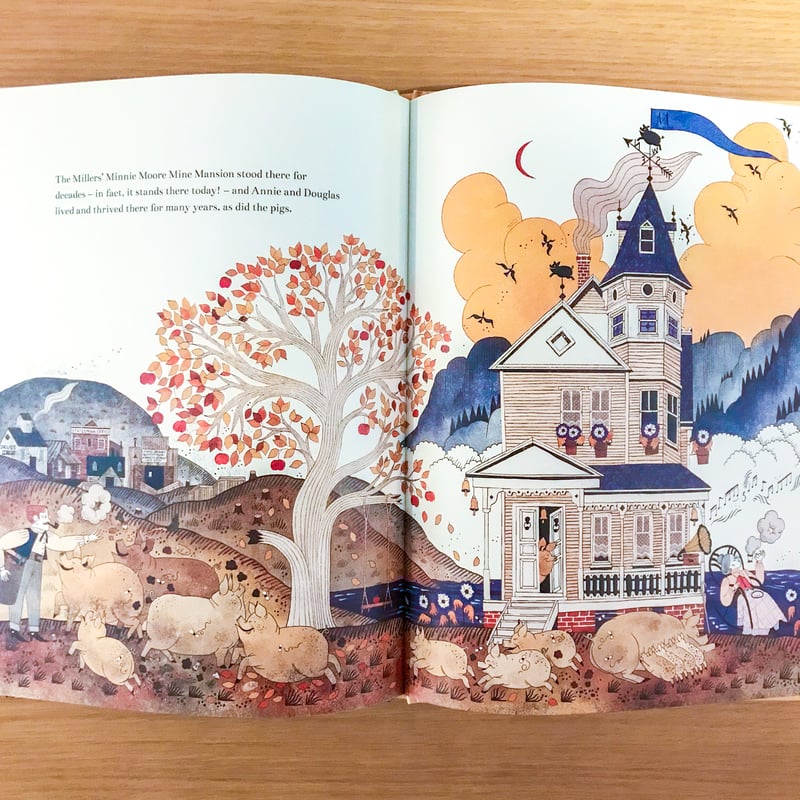 Moving the Millers' Minnie Moore Mine Mansion A