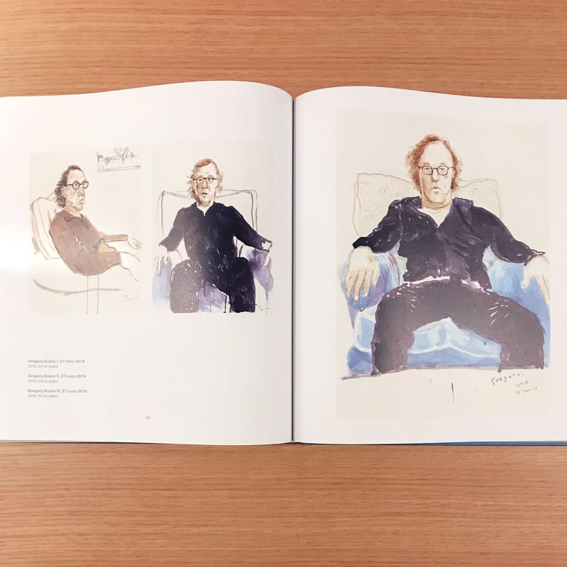 David Hockney drawing from life | タバネルブックス