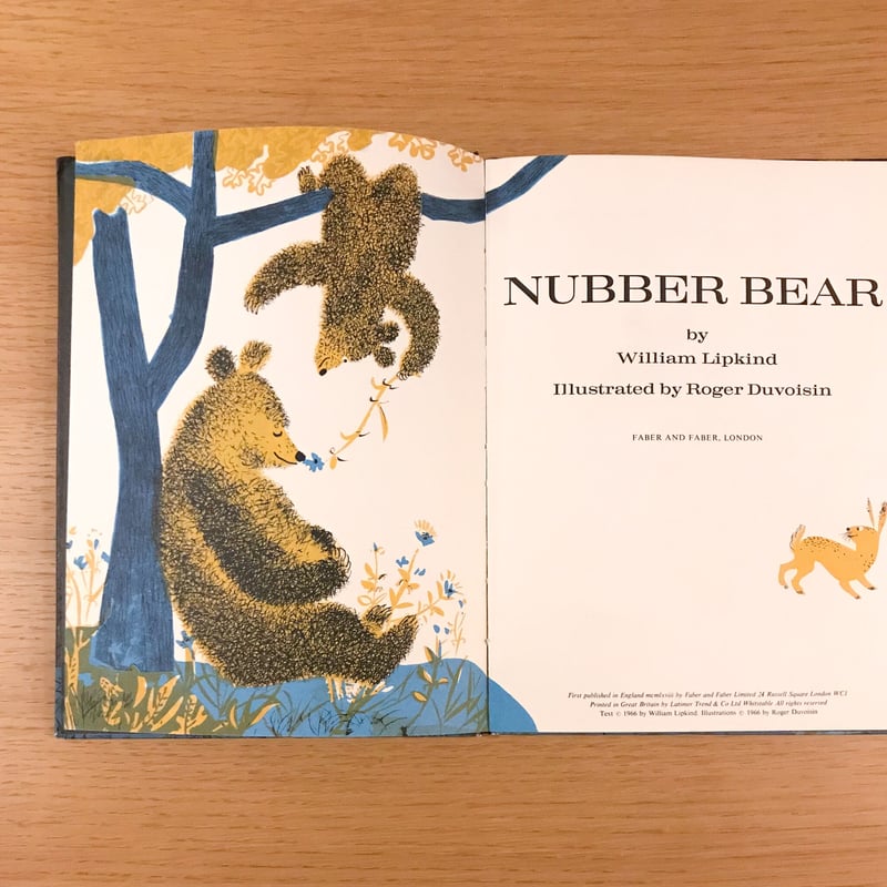 NUBBER BEAR | タバネルブックス