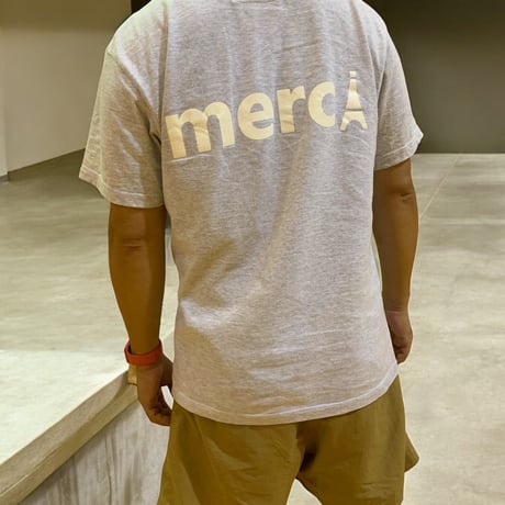 merci Tシャツ　杢グレー