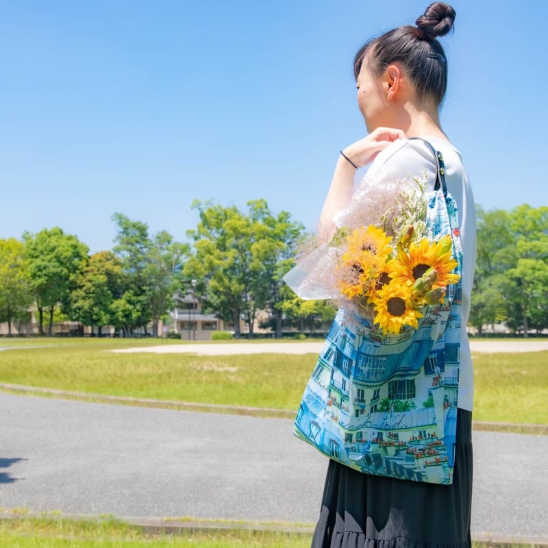 Merci paris エコバッグ Merciパリメルシー エコバッグ⭐︎新品未使用 - メルカリ