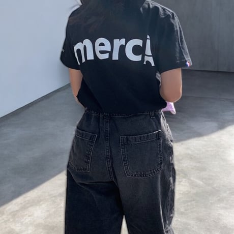 merci Tシャツ　ブラック