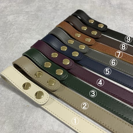 エコバッグ用レザーハンドル全9色