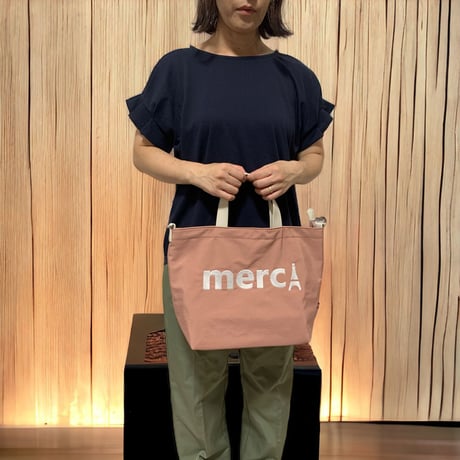 【新品未使用】Merci Parisメルシー トートバッグ 刺繍入り ⭐︎紙袋付き パリ MERCI メルシー ロゴ刺繍 トートバック | L'Écume des