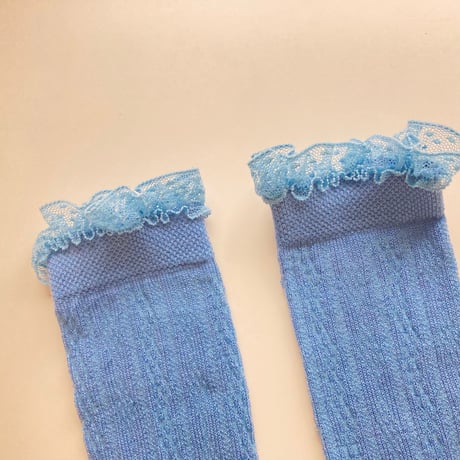 アウトレット【COLLEGIEN × mik&co   special édition】Alice - summer knee-high socks