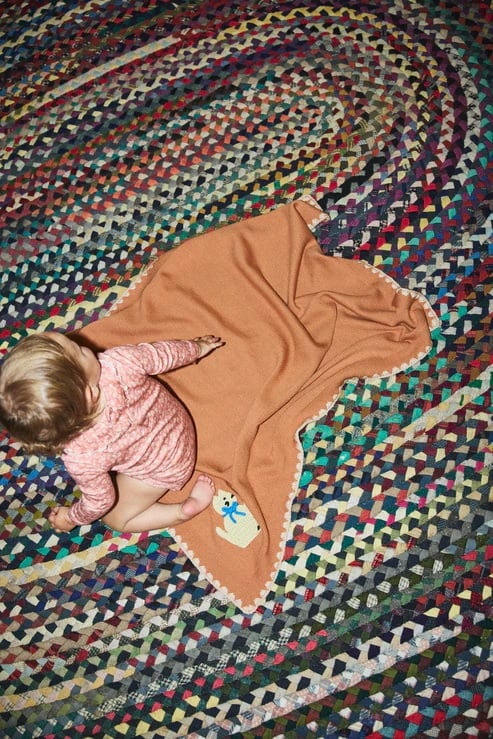 Misha&Puff】Baby Meadow Blanket (Palomino)// |