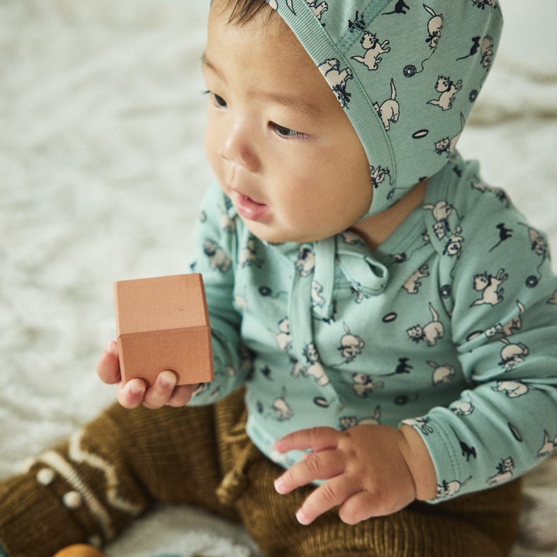 misha and puff ボンネット ポップコーンブルマ misha and puff