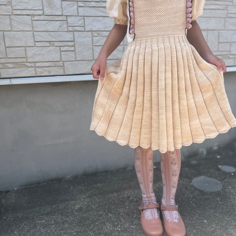 【 Collegien 】Cerise - Jacquard Cherries and Bows Knee-high Socks