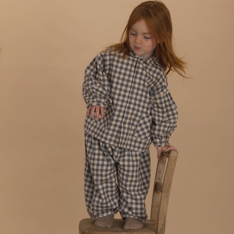 ボトムス 25AW organic zoo Gingham Lodge Pants 正規販売店】海外子ども服専門店 SUNNAO（さんなお）- Organic