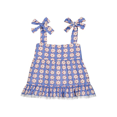 【hello Simone】 Lucie blouse Pomponette Blue