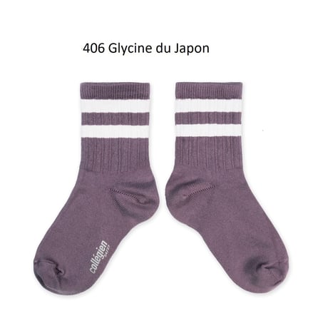 【collegien】8470 Nico - Ribbed Varsity Crew Socks