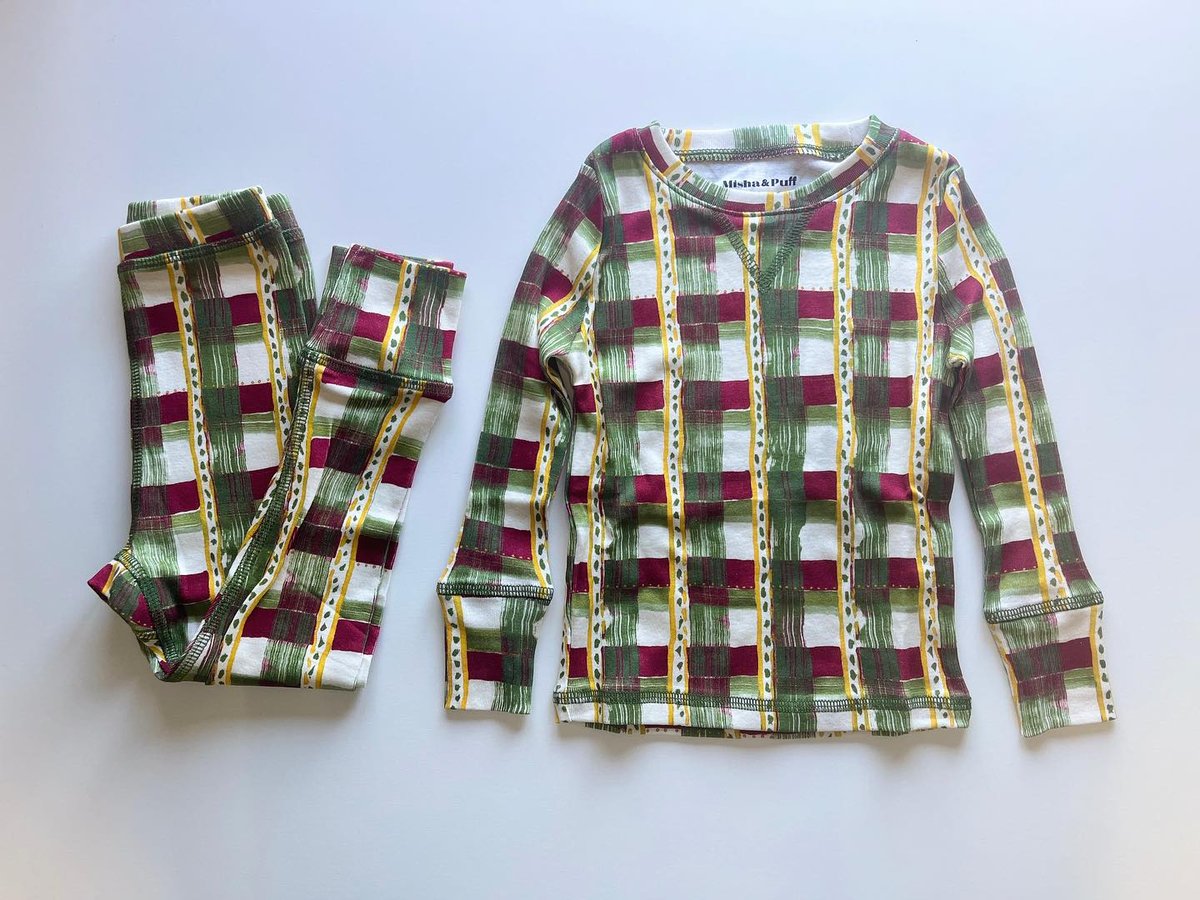 Misha&Puff】Pajama Set - MNPP1162-340 Leaf Wate