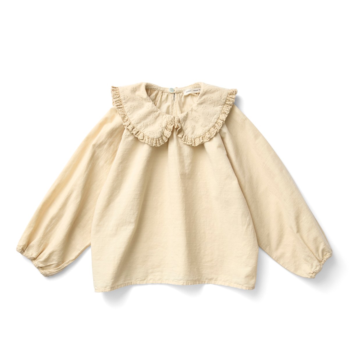 SOOR PLOOM フリルブラウス　ベージュ　2/3y SOOR PLOOM フリルブラウス ベージュ 2/3y SOOR PLOOM フリル
