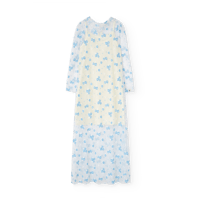 【The Animals Observatory】 PEACOCK KID DRESS - RAWWHITE