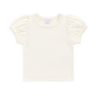 【 Jamie kay 】 JKCT262036 OCﾎﾟｲﾝﾃｰﾙ半袖ﾄｯﾌﾟｽ Parchment OWHT（size 80~120）