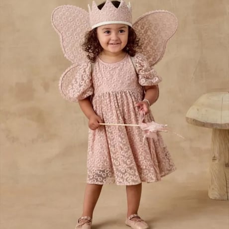 【 NORALEE 】 LUNA DRESS | ROSE EMBROIDERED DAISY