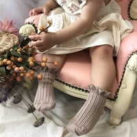 Misha&Puff】Crochet Joya Dress/ Plum Petal | MI