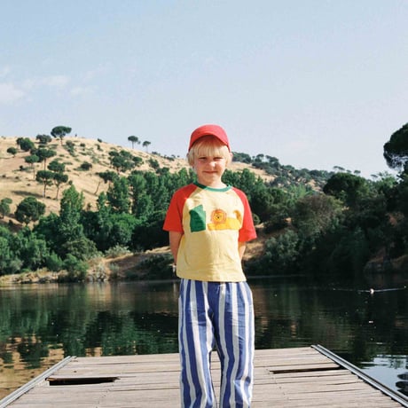 【The Campamento】 Reading Lion T-shirt - YELLOW